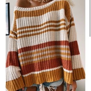 Olive Lynn Desert Oversized Sweater